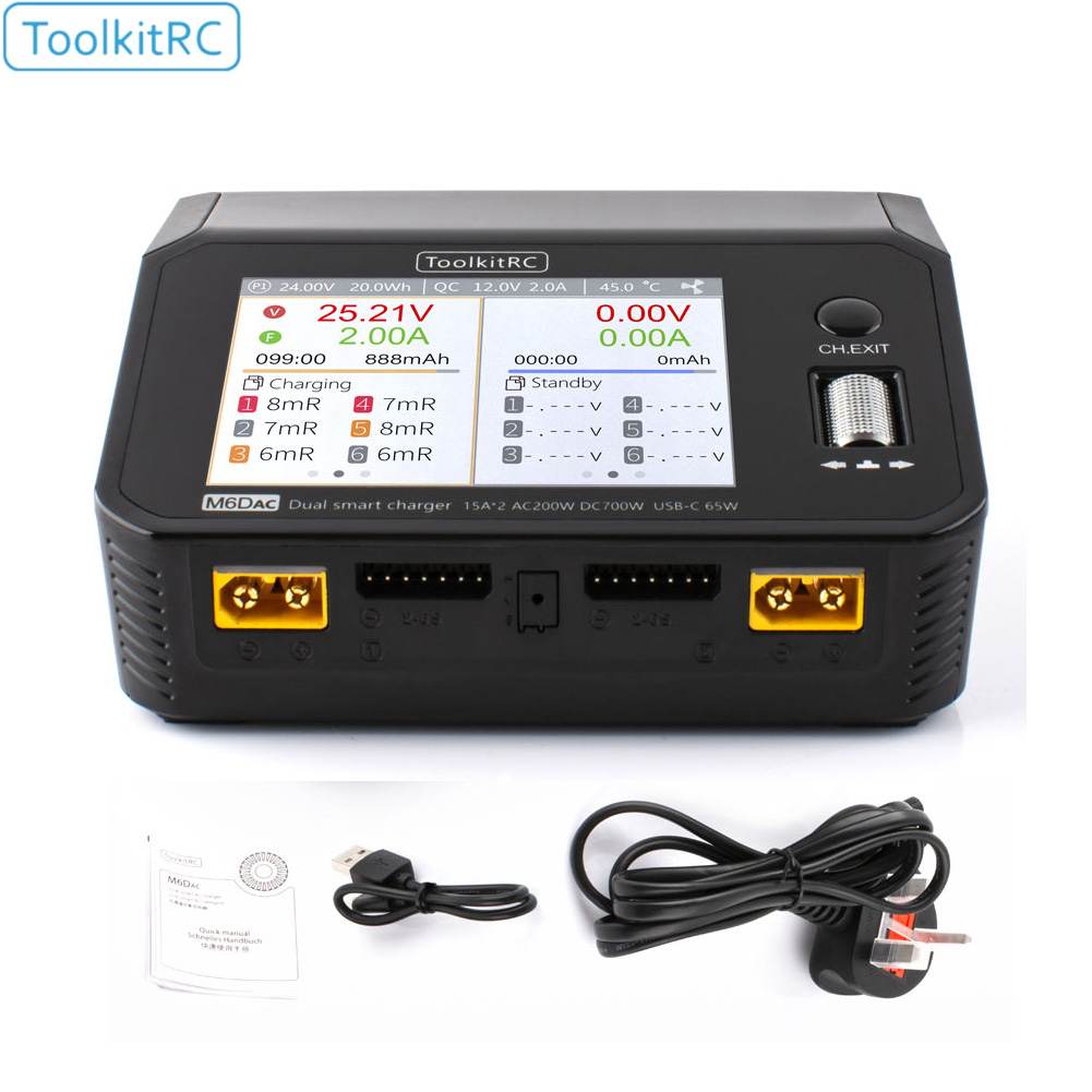 ToolkitRC M6DAC Dual Channel S - Toolkitrc M6Dac Smart Charger recension och pris