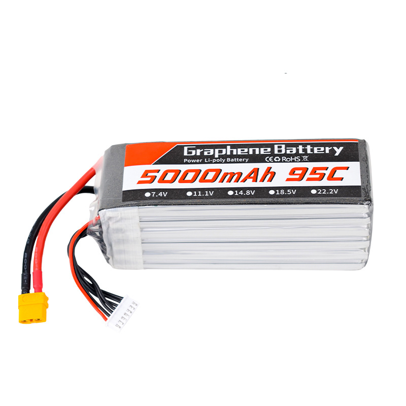 95C 22.2V 6S 5000mAh Lipo Batt - 6S Lipo Battery 22.2V 5000Mah recension och pris